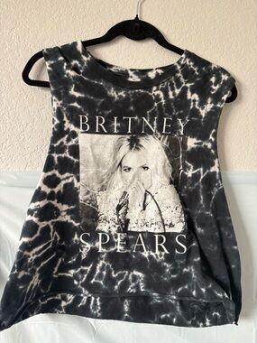 Vintage Britany Spears Crop-top Sleeveless Shirt